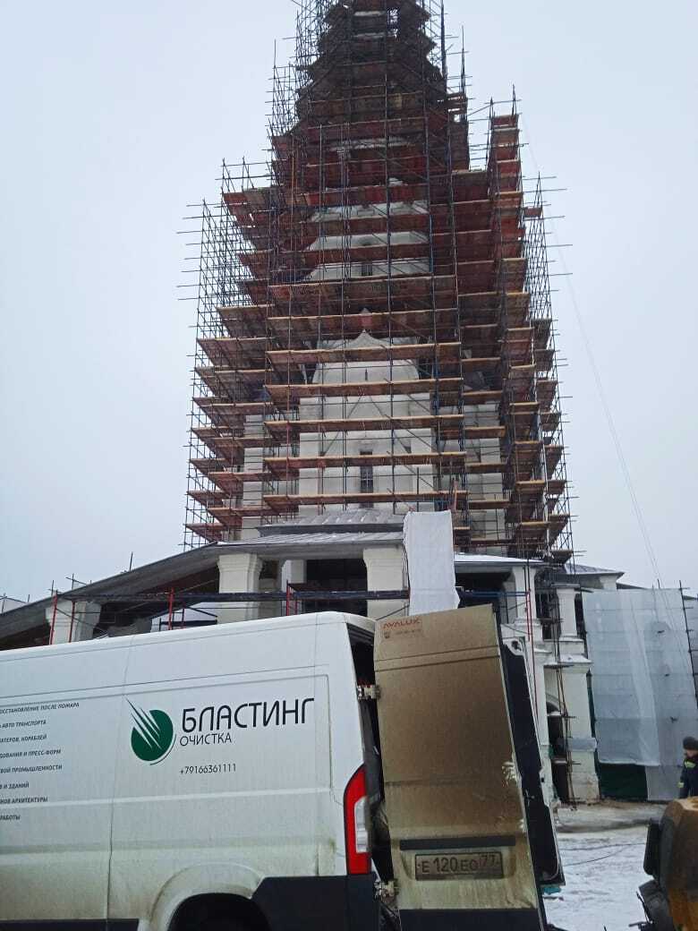 бластинг очистка фасадов